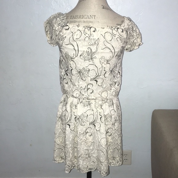 Alice + Olivia Janelle Off the Shoulder Silk and Lace Dress Size 2 $368 retail - Picture 5 of 11